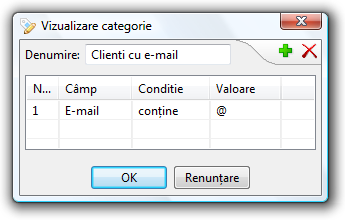 Configurare categorie
